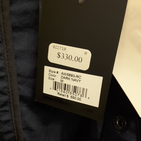 ATM Navy Blue NWT Jacket - Picture 5 of 6